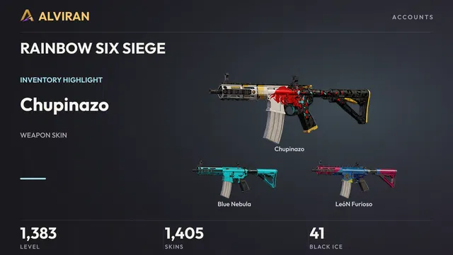 RAINBOW SIX SIEGE · Level 1383 · Chupinazo, Blue Nebula, LeóN Furioso