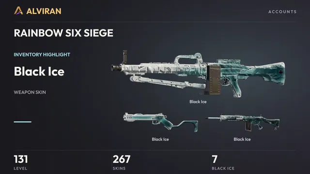 RAINBOW SIX SIEGE · Level 131 · Black Ice, Black Ice, Black Ice