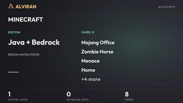 MINECRAFT · Level 1 · Mojang Office, Zombie Horse, Menace, Home