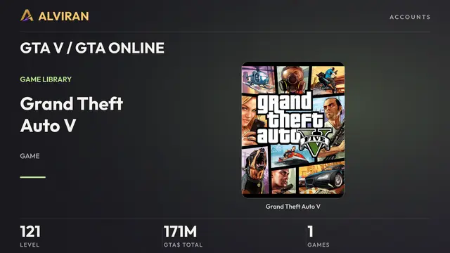 GTA V / GTA ONLINE · Level 121 · Grand Theft Auto V