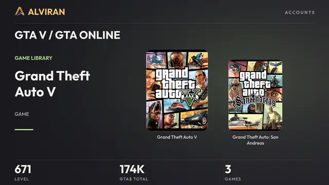 GTA V / GTA ONLINE · Level 671 · Grand Theft Auto V, Grand Theft Auto: San Andreas