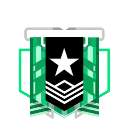 R6 Emerald rank badge