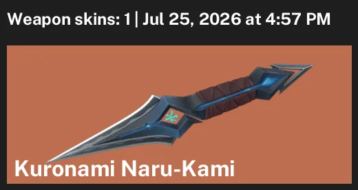 Valorant Accounts listing: LVL 12 · Kuronami Naru-Kami · 1 Skins - Unranked, 1 skins