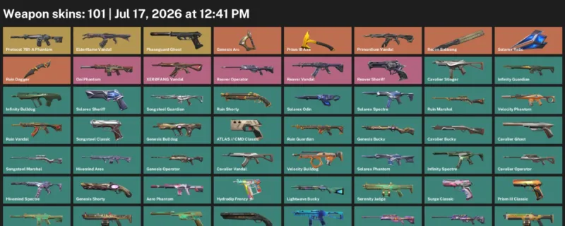 Valorant Accounts listing: LVL 152 · Ruin Dagger · 101 Skins - Silver 2, 101 skins