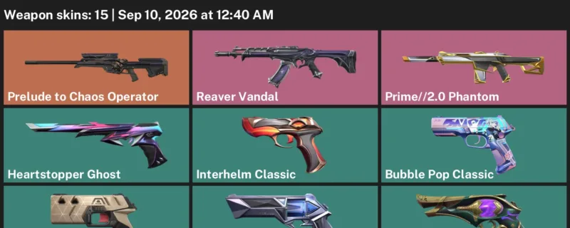 Valorant account inventory for LVL 231 · Nanobreak Sheriff & Monstrocity Sheriff