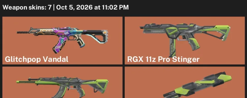 Valorant account inventory for LVL 51 · RGX 11z Pro Blade & RGX 11z Pro Vandal