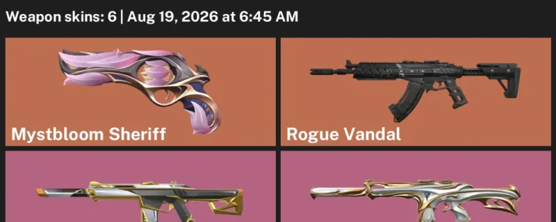 Valorant account inventory for LVL 98 · Sovereign Phantom & 2.0 Phantom
