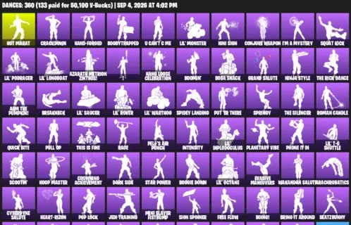 Fortnite account inventory for LVL 4849 - Astro Jack - Surf Strider - 433 Outfits