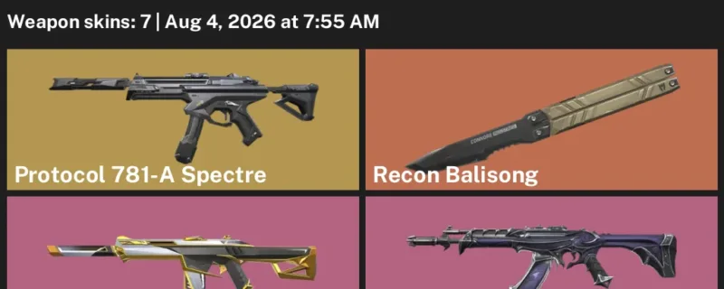 Valorant account inventory for LVL 78 · Reaver Vandal & Reaver Ghost