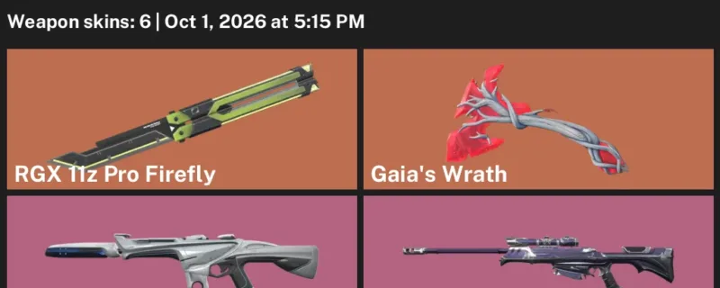 Valorant account inventory for LVL 75 · Reaver Operator & Prime Vandal