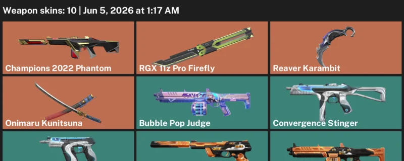 LVL 44, Champions 2022 Phantom, Reaver Karambit, Onimaru Kunitsuna, RGX 11z Pro Firefly