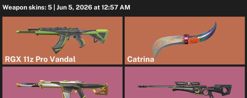 LVL 44, Catrina, RGX Vandal, Prime Phantom, Origin Operator