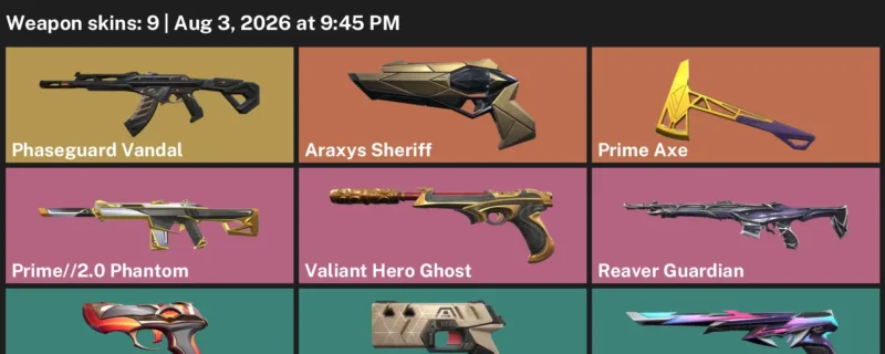 Valorant account inventory for LVL 79 · Araxys Sheriff & Atlas & 9 Skins Araxys Sheriff
