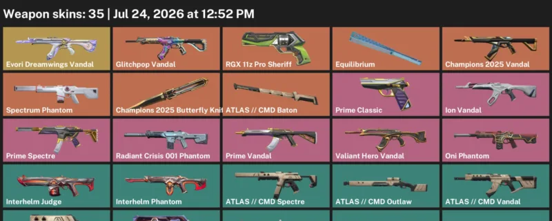 Valorant Accounts listing: LVL 35 · Champions 2025 Butterfly Knife · 35 Skins - Unranked, 35 skins