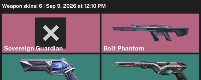 Valorant account inventory for LVL 85 · Luxe Vandal & 6 Skins Bolt Phantom