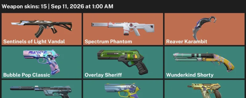 Valorant account inventory for LVL 234 · Reaver Karambit & Overlay Sheriff