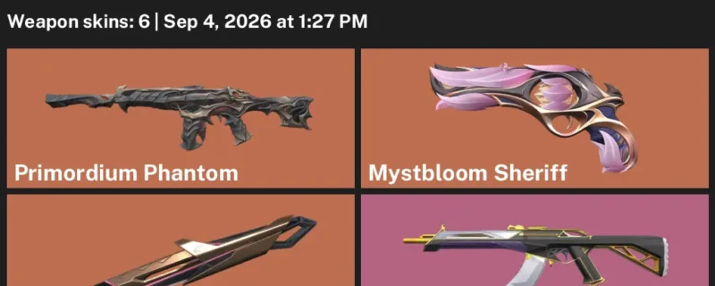 Valorant account inventory for LVL 28 · Reaver Operator & Prime Vandal