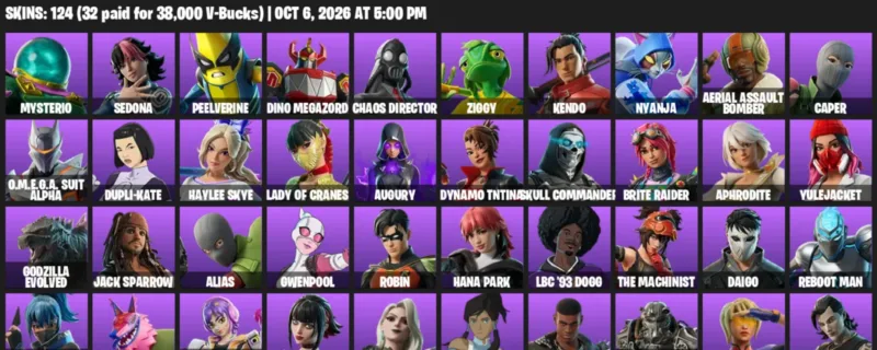 Mysterio - Sedona - 120 Outfits