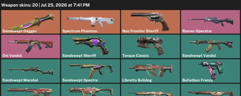 Valorant Accounts listing: LVL 49 · Sandswept Dagger · 20 Skins - Bronze 1, 20 skins