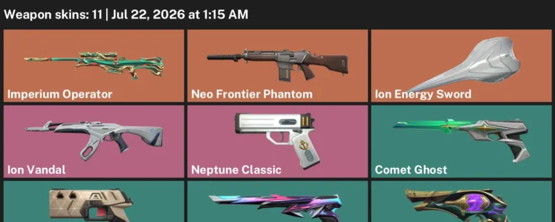 Valorant Accounts listing: LVL 168 · Ion Energy Sword · 11 Skins - Platinum 1, 11 skins