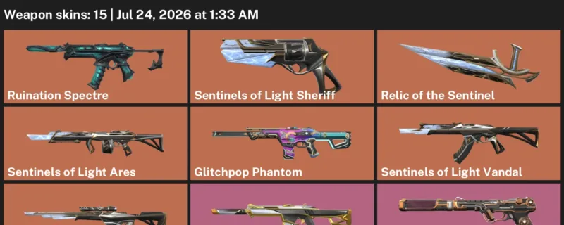 Valorant Accounts listing: LVL 12 · Glitchpop Phantom & Jigsaw Ares · 15 Skins - Gold 3, 15 skins