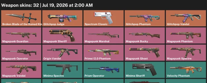 Valorant Accounts listing: LVL 71 · Broken Blade of the Ruined King · 32 Skins - Bronze 1, 32 skins