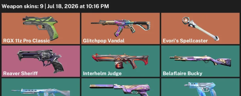 Valorant Accounts listing: LVL 17 · Belaflaire Bucky & Belaflaire Ghost · 9 Skins - Unranked, 9 skins