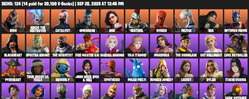 Ruin - Renzo the Destroyer - 120 Outfits
