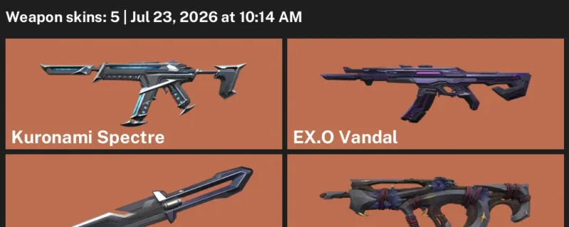 Valorant Accounts listing: LVL 26 · Bolt Knife · 5 Skins - Silver 1, 5 skins