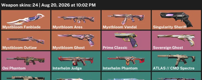 Valorant account inventory for LVL 27 · Cmd Vandal & Cmd Spectre