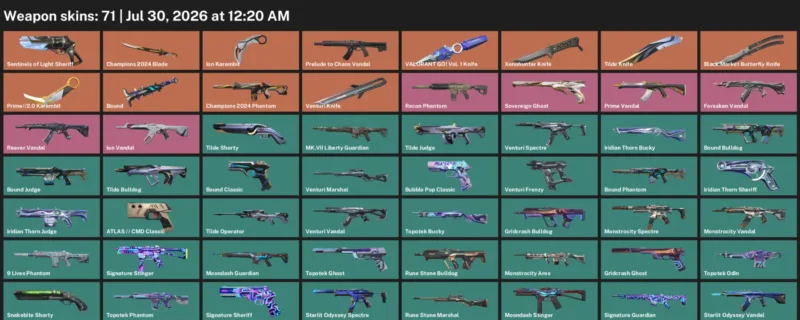 Valorant Accounts listing: LVL 149 · Black.Market Butterfly Knife & Champions 2024 Blade · 71 Skins - Bronze 2, 71 skins