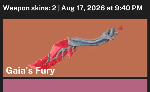 Valorant account inventory for LVL 22 · Gaia's Vengeance Vandal & 2 Skins Gaia's Fury