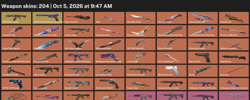 LVL 247 · Black.Market Butterfly Knife & Byteshift Knife · 204 Skins