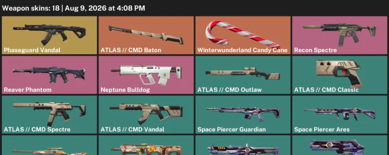 Valorant account inventory for LVL 25 · Cmd Vandal & Neptune Bulldog
