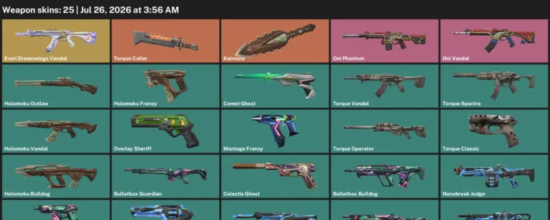 Valorant Accounts listing: LVL 117 · Bulletbox Bucky & Bulletbox Bulldog · 25 Skins - Bronze 2, 25 skins