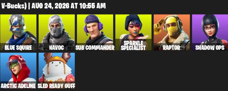 Fortnite account inventory for LVL 238 - Royale Knight - Black Knight - 14 Outfits