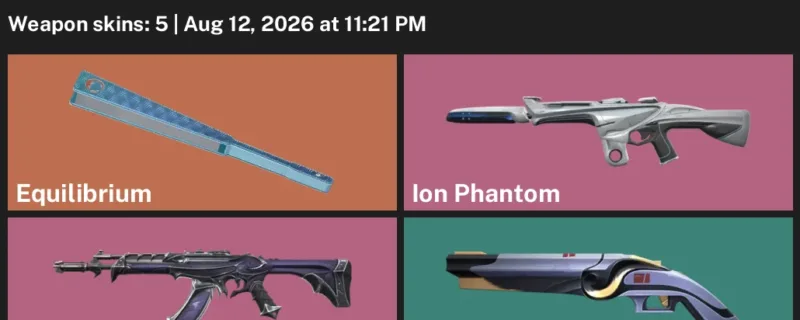 Valorant account inventory for LVL 74 · Reaver Vandal & Ion Phantom