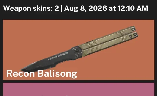 Valorant account inventory for LVL 29 · 2 Skins Ion Vandal & Ion Vandal & Recon Balisong