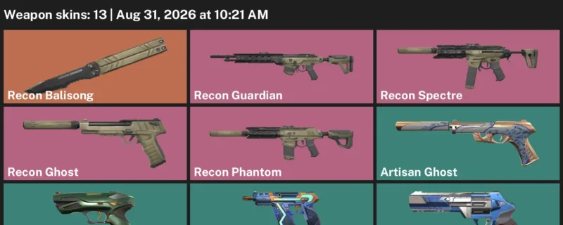Valorant account inventory for LVL 146 · Game Over Sheriff & Protektor Sheriff