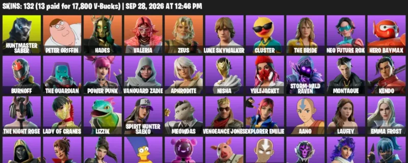 Huntmaster Saber - Peter Griffin - 120 Outfits