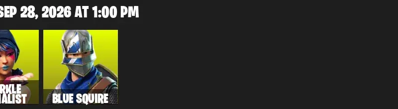 Fortnite account inventory for Black Knight - Royale Knight - 4 Outfits