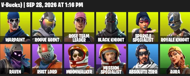 Fortnite account inventory for Elite Agent - The Reaper - 18 Outfits