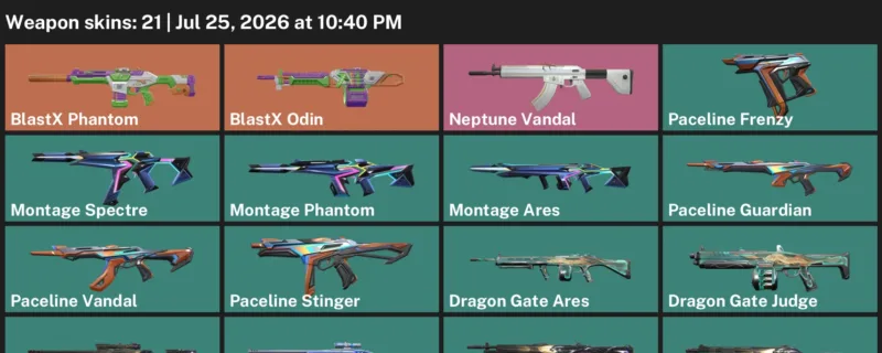 Valorant Accounts listing: LVL 31 · BlastX Odin & BlastX Phantom · 21 Skins - Iron 2, 21 skins