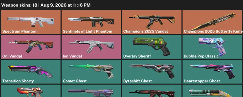 Valorant account inventory for LVL 253 · Champions 2025 Butterfly Knife & Champions 2025 Vandal
