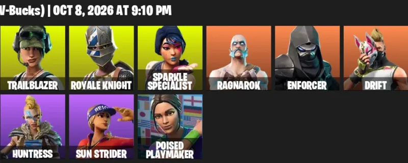 Fortnite account inventory for Blue Squire - Black Knight - 15 Outfits