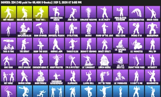 Fortnite account inventory for LVL 2274 - Rogue Agent - Elite Agent - 509 Outfits