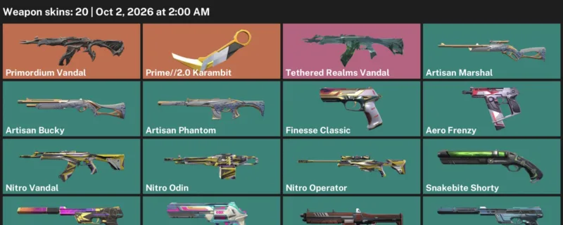 Valorant account inventory for LVL 152 · 2.0 Karambit & 20 Skins Prime