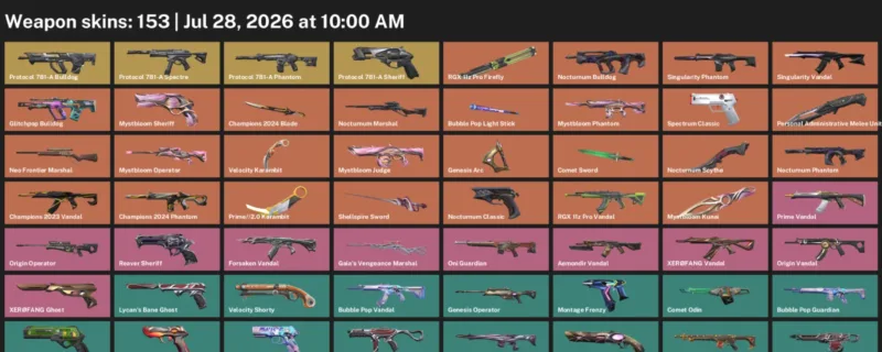 Valorant Accounts listing: LVL 442 · Champions 2024 Blade & Comet Sword · 153 Skins - Diamond 2, 153 skins