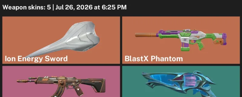 Valorant Accounts listing: LVL 9 · Ion Energy Sword · 5 Skins - Unranked, 5 skins