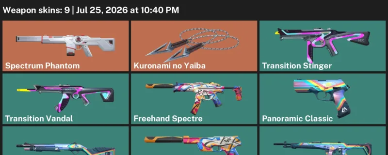 Valorant Accounts listing: LVL 29 · Kuronami no Yaiba · 9 Skins - Bronze 3, 9 skins